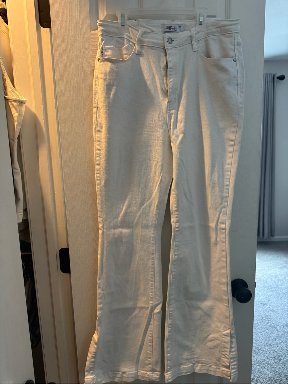 Judy Blue White High Rise Bootcut Jeans